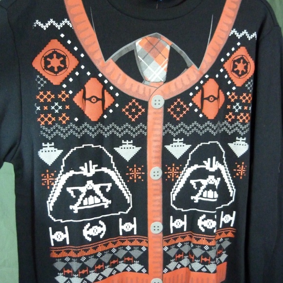 Star Wars Medium Darth Vader Sweatshirt New X-Mas - Picture 3 of 7